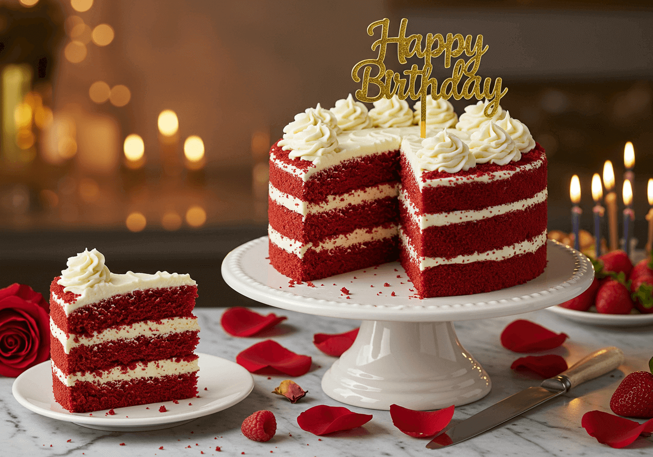 Red Velvet Birthday Cake